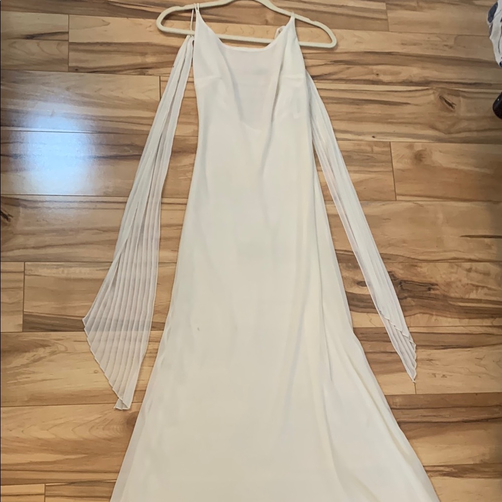 Chic Cream Long Sleeve Dress